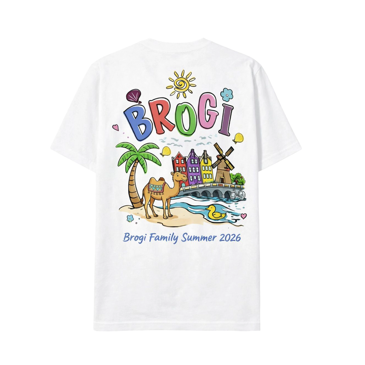 Brogi Family Summer 2026 “Vacation Postcard” T-shirt